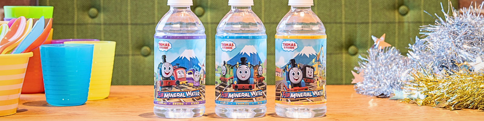 キャラクターウォーター「きかんしゃトーマスとなかまたち」